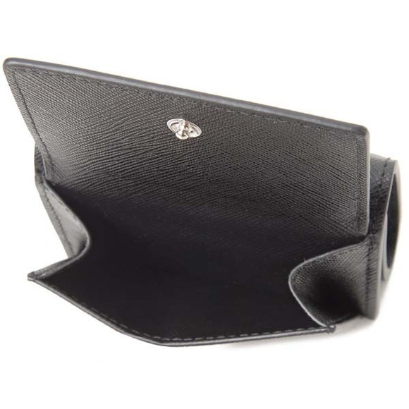 Prada Tri fold Wallet Compact Black - Picture 4 of 5